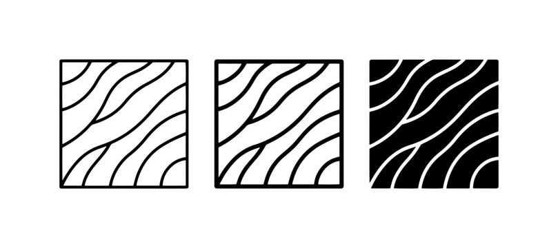70 Wood Grain Patterns, Three Styles: Outline, Filled, and Negative Space Vector Graphics for Natural Textures and Design Elements 100