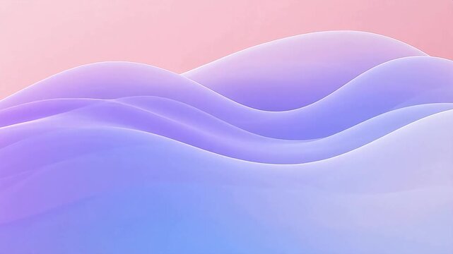 Abstract purple blue and yellow waves