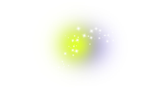 Glowing Light Particles