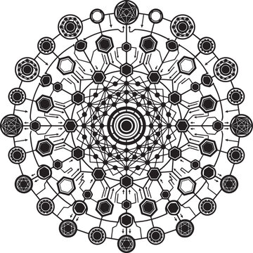 Quantum Computing Network Geometry Vector with Abstract Data Matrix, Cyber Infrastructure and Advanced Systems Architecture