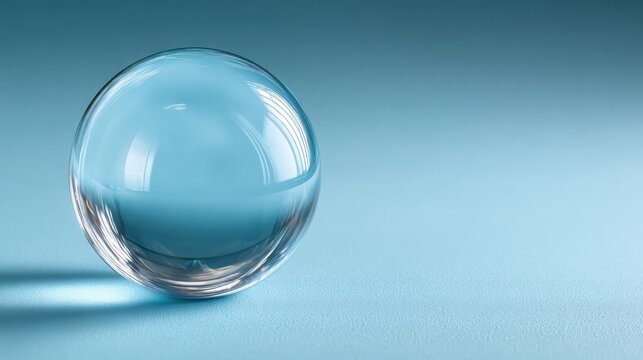 Glass container representing smart tag bubble concept displaying smart tag for enhanced item identification and tracking