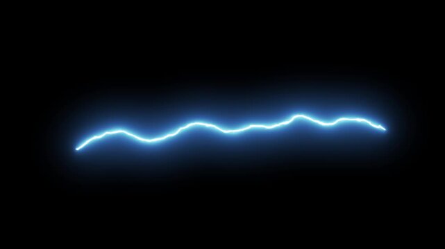 Bright electric lightning strike thunder bolt effect on black screen. glitch, static noise, scan lines on black background, hand drawn storm explosion boom, realistic thunderbolts blue color Isolated