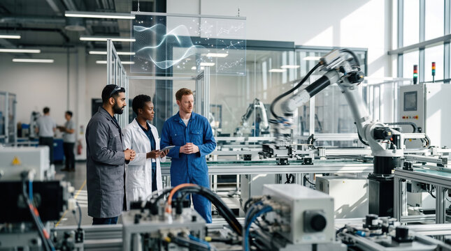 Human robot collaboration in smart factory automation