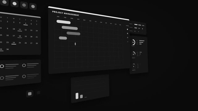 Mono Right Far Angle Dashboard Project Dark UI Loop