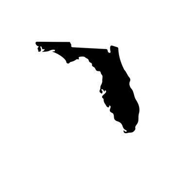 florida state map logo vector
