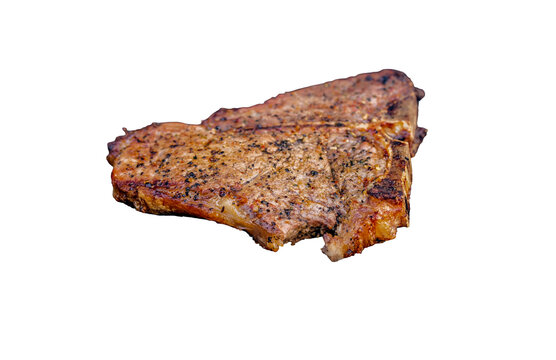 Smoked meat isolated on white background
