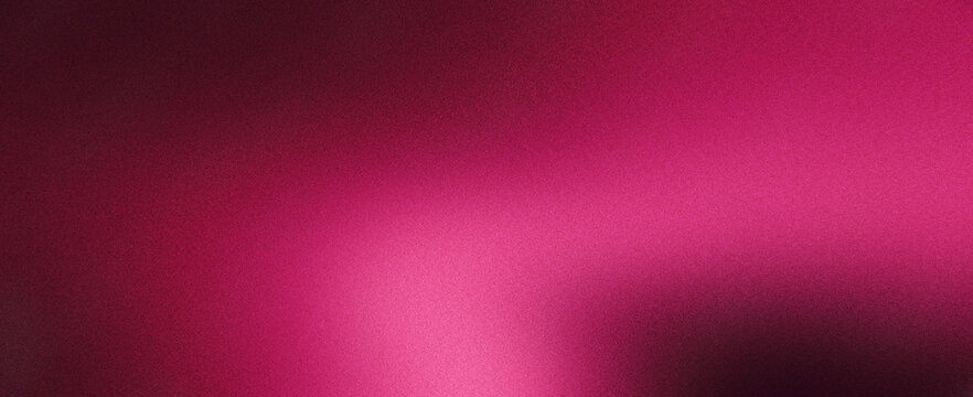 Vibrant grainy gradient background, maroon pink glowing blur on black backdrop, abstract noise texture dark header banner cover poster wallpaper design