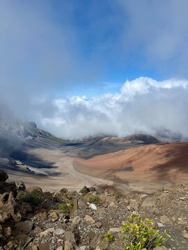 Haleakalā National Park is on the Hawaiian island of Maui.