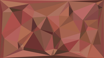 Fototapeta premium Abstract geometric background with red and brown shapes