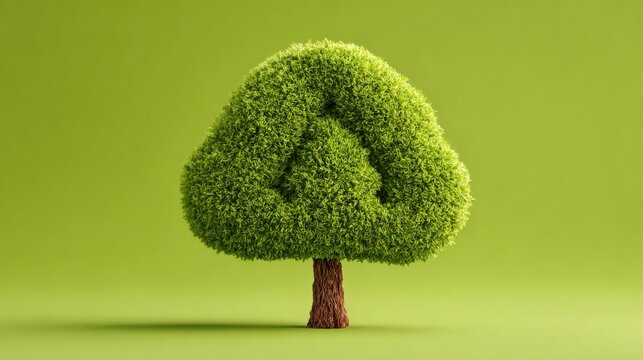 Sustainability filter icon concept illustrating a tree symbolizing eco-friendly initiatives and environmental awareness