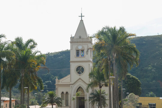 Saint Francis of Assis main church in Vargem Bonita town near Serra da Canastra
