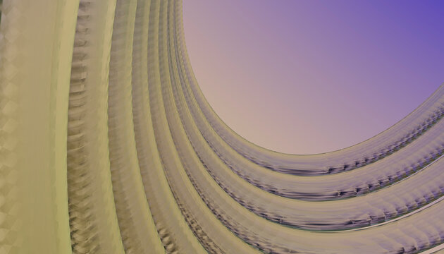 Abstract translucent rings with subtle gradient hues