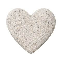 Fototapeta premium PNG Heart-shaped stone with texture.