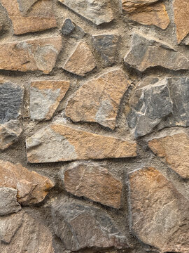 Rustic natural stone wall texture background