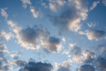 Fototapeta premium Dramatic Partly Cloudy Sky in Norway