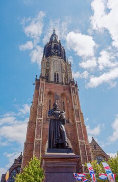 Hugo Grotius Monument and Nieuwe Kerk