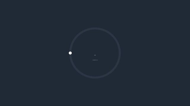 Minimalist circular progress bar animation with gradient loading indicator for ui 4k