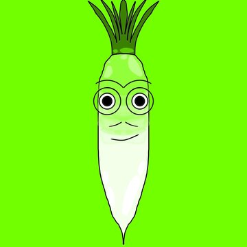 carrot cartoon character
