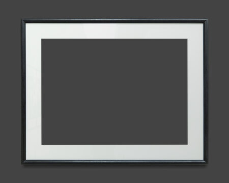 Elegant black frame display photo, suitable as mockup