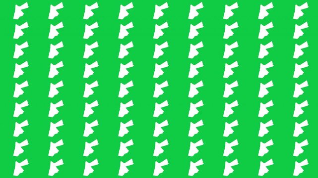 Jordan map pattern scrolling perfect 15 second loop with green background