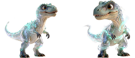 Naklejka premium ティラノサウルス 恐竜 動物 生き物 キャラクター