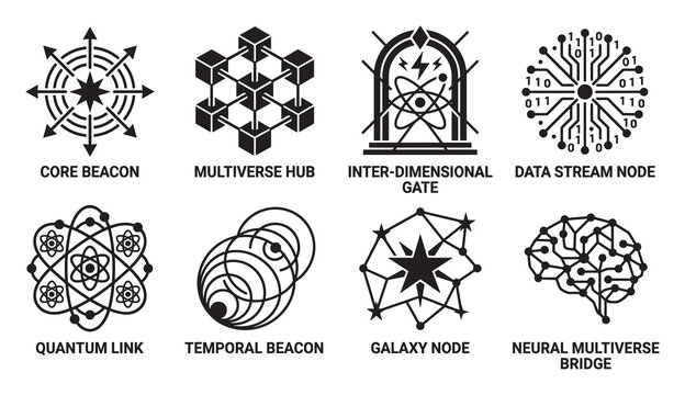 Core beacon multiverse hub inter dimensional gate data stream node quantum.