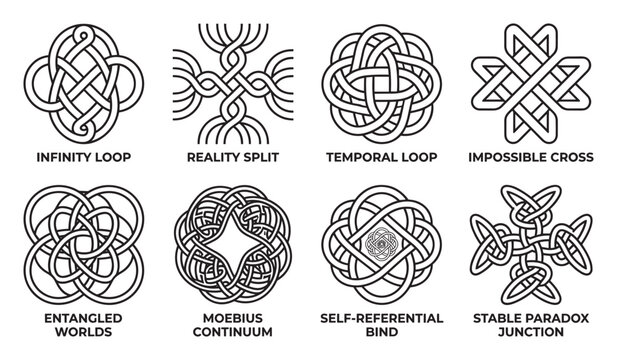 Data dimensions represented by stacked cubes with binary code, abstract information concept.