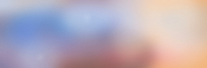 Obraz premium Pastel blue fading into warm peach with soft blur and subtle bokeh haze, offering a soothing, airy mood ideal for social covers, themes, and ads.