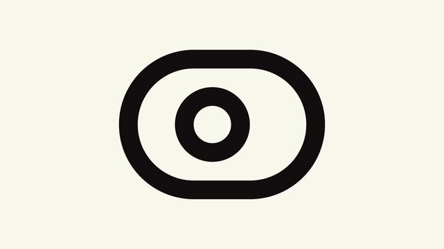 toggle left animation outline icon