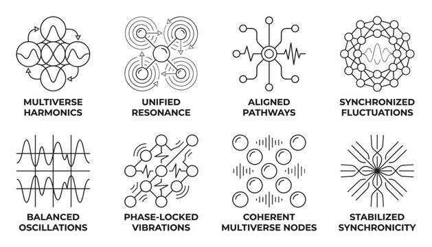 Cosmic harmonizing and resonance with synchronized fluctuations across coherent universal nodes.