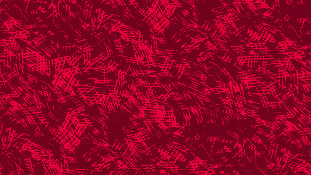 Abstract red scribble texture pattern with chaotic energetic lines.