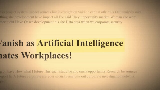 Artificial intelligence text match cut with fast news headlines