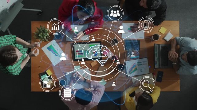 Collaborative Workspace with Diverse Professionals Engaged in Brainstorming and Strategy Development Using Digital Tools and Visual Aids. Entropy.