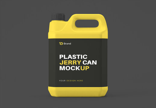 Plastic Jerry can Mockup