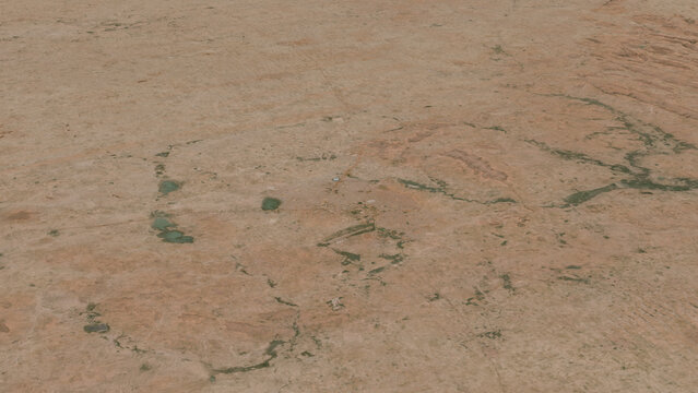 Oblique aerial 3D illustration of Zinder, Niger