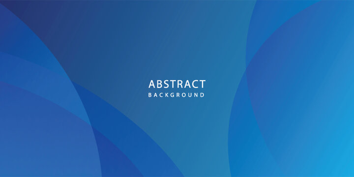 Minimal geometric background. Blue elements with fluid gradient. Creative element design in vetor illustration
