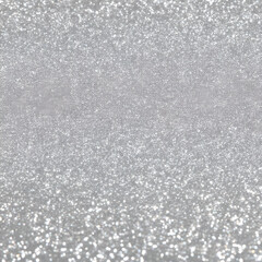 Fototapeta premium Silver glitter texture fills the frame creating a sparkling and reflective background sparkle shimmer
