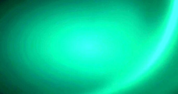 Vibrant Teal Green Light Flare Abstract Background Motion Graphic.