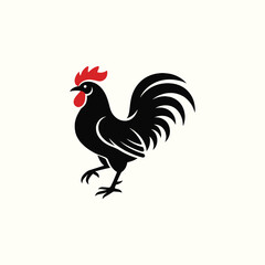 Simple Rooster Logo © Fajar