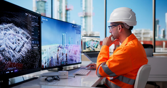 Experienced Engineer Analyzes Real-time Data