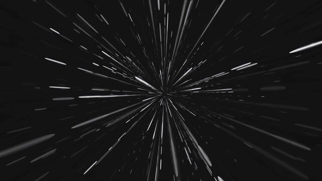 Metallic Matrix Warp Speed Motion Graphic Background

