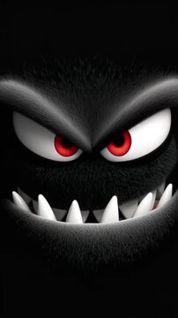 black and white mask