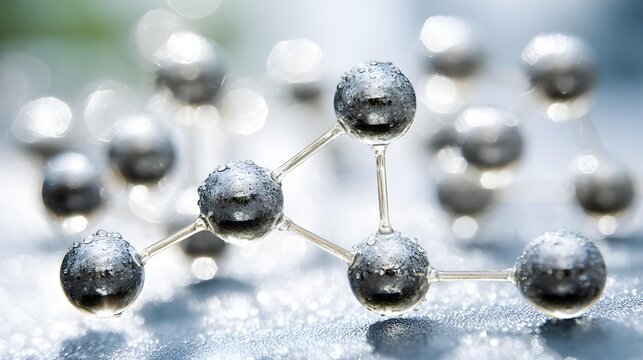 chemical substance morphing into organic shapes controlled by artificial intelligence sci fi concept