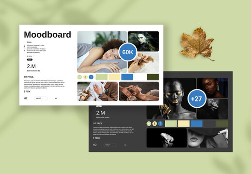 Minimal Mood Board Template