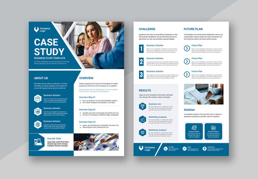 Business Case Study Flyer Layout