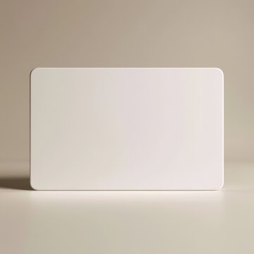 Blank 3D Membership Card Mockup