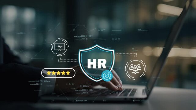 Digital human resources management platform supporting workforce operations, employee lifecycle processes and secure organizational administration