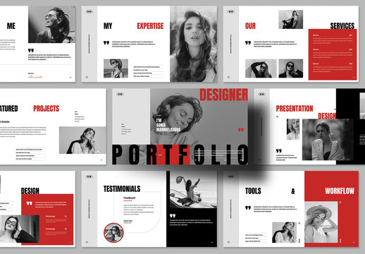 Graphic Designer Portfolio Presentation Template