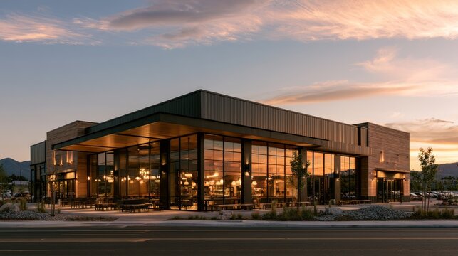Modern Retail Storefront Exterior