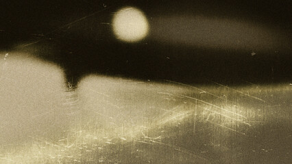 Obraz premium Old film texture with scratches, noise and light leaks. Realistic transparent overlay film texture in black-white, dust and grain. Distressed retro movie or photo negative effect of cinema nostalgia